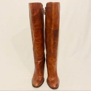 Knee-high Leather Boots Sz 10B